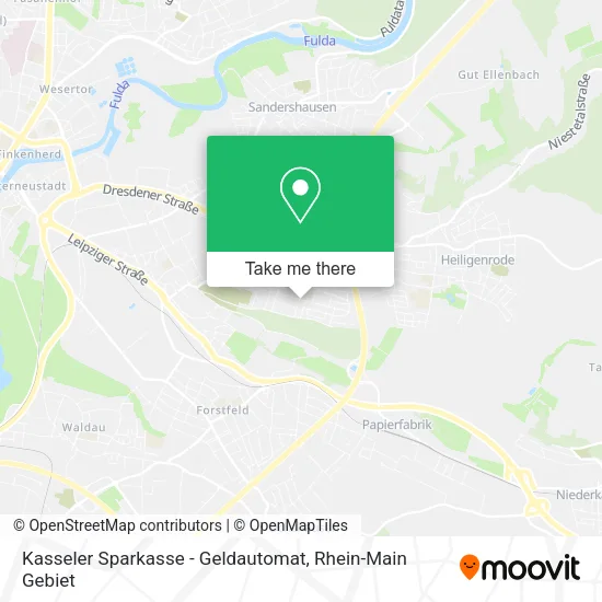 Карта Kasseler Sparkasse - Geldautomat