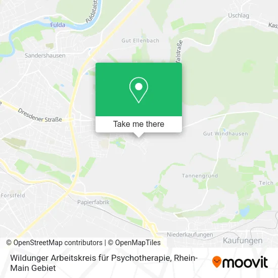 Карта Wildunger Arbeitskreis für Psychotherapie