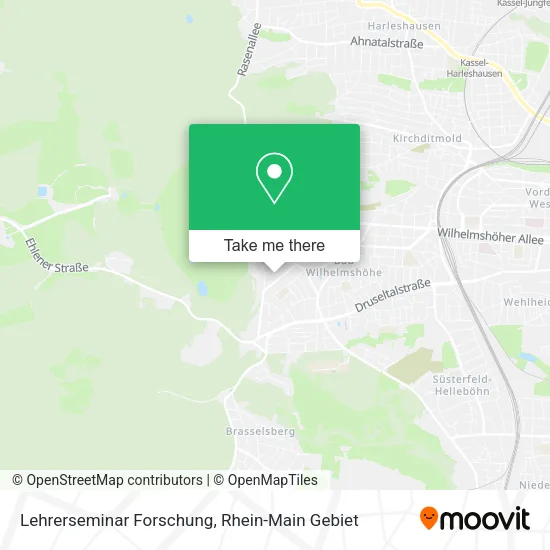 Карта Lehrerseminar Forschung