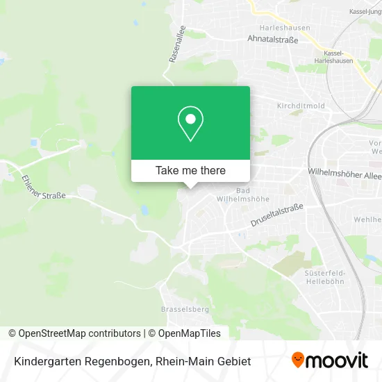 Карта Kindergarten Regenbogen