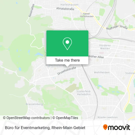 Карта Büro für Eventmarketing