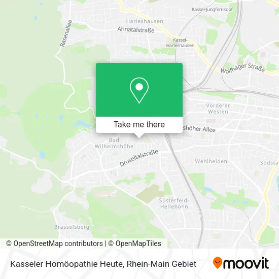 Карта Kasseler Homöopathie Heute