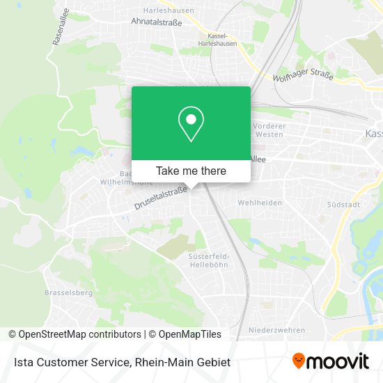 Карта Ista Customer Service