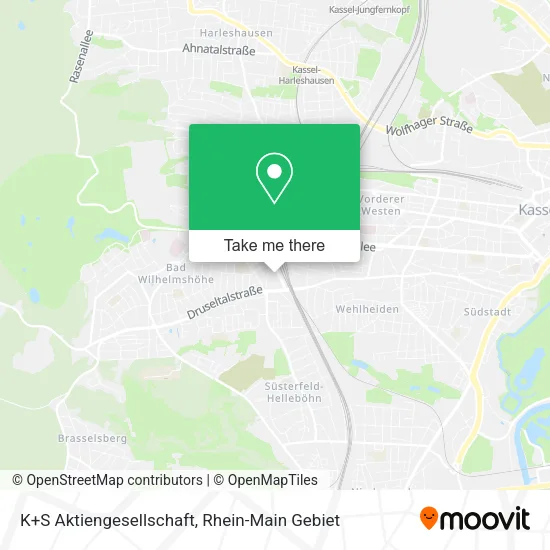 Карта K+S Aktiengesellschaft