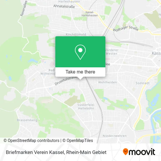 Карта Briefmarken Verein Kassel