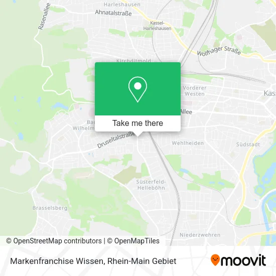 Карта Markenfranchise Wissen