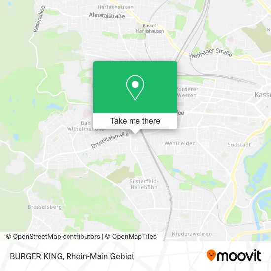 Карта BURGER KING