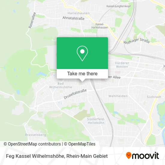 Карта Feg Kassel Wilhelmshöhe