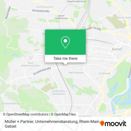 Карта Müller + Partner, Unternehmensberatung