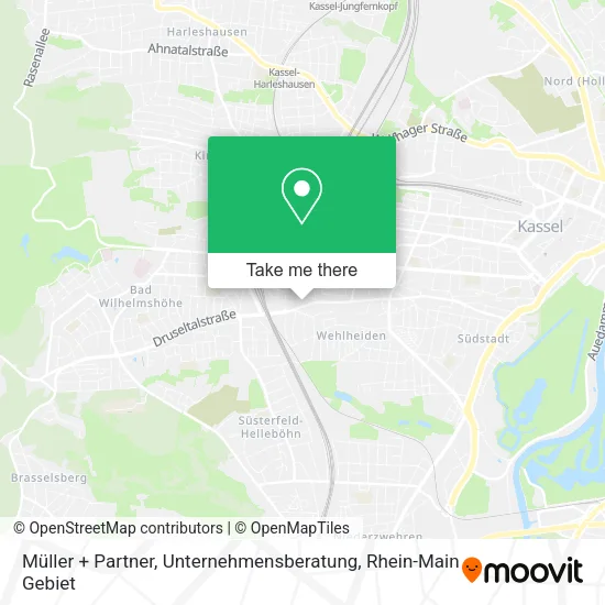 Карта Müller + Partner, Unternehmensberatung