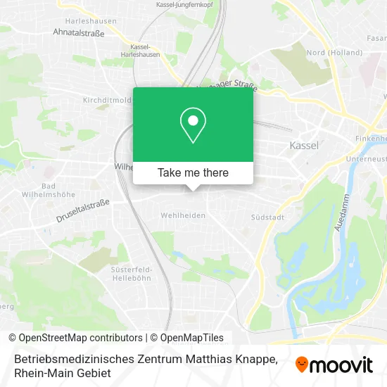 Карта Betriebsmedizinisches Zentrum Matthias Knappe