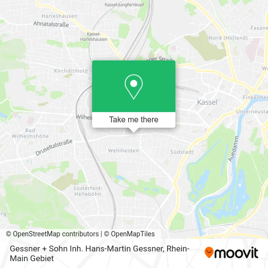 Карта Gessner + Sohn Inh. Hans-Martin Gessner