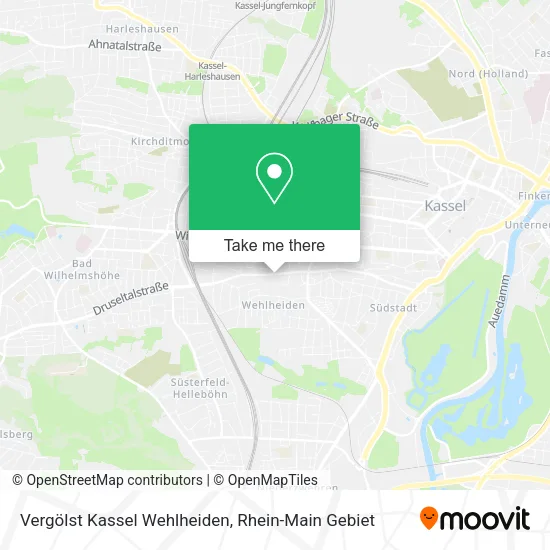 Карта Vergölst Kassel Wehlheiden