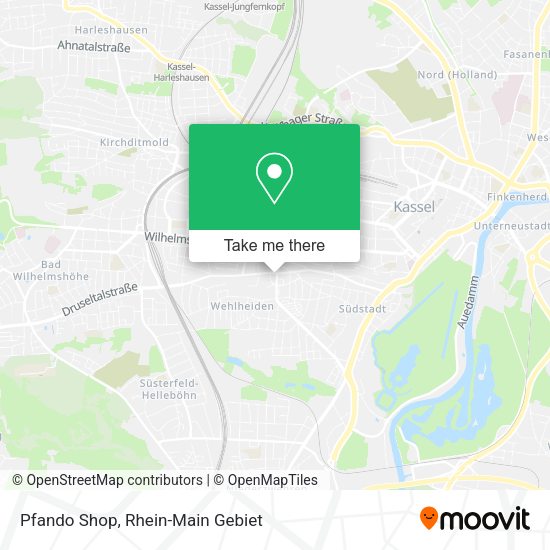 Карта Pfando Shop