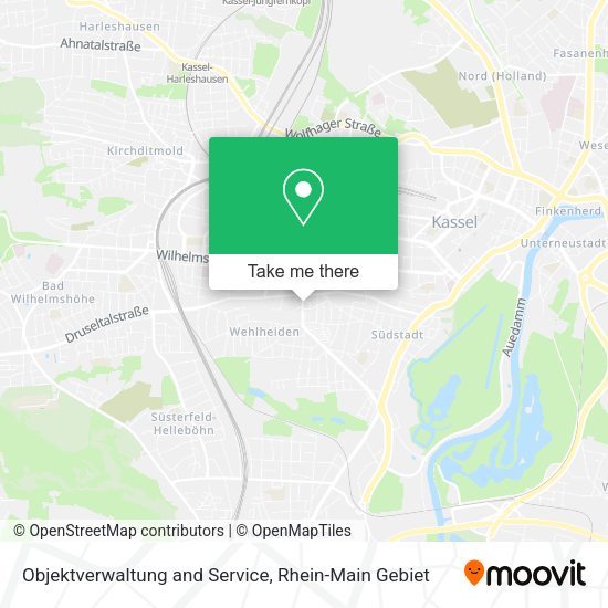 Карта Objektverwaltung and Service