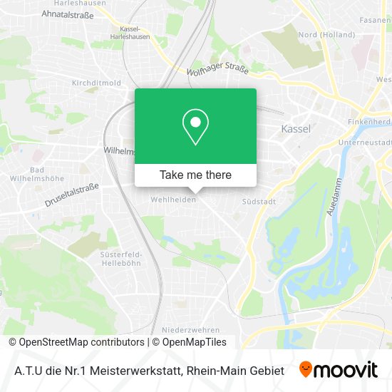 Карта A.T.U die Nr.1 Meisterwerkstatt