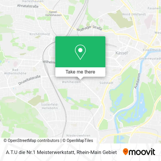 Карта A.T.U die Nr.1 Meisterwerkstatt