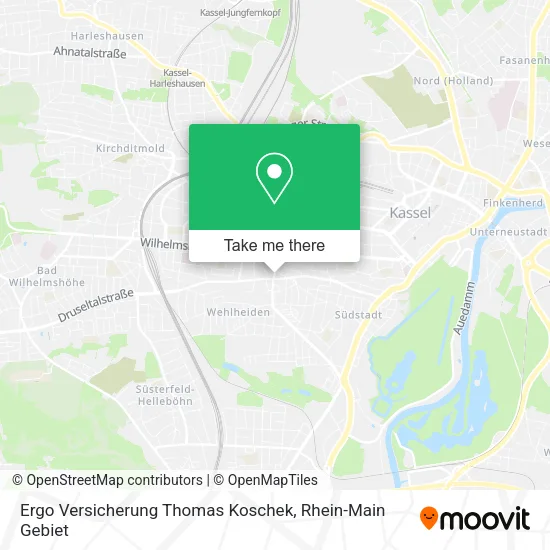 Карта Ergo Versicherung Thomas Koschek