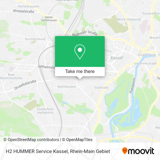 Карта H2 HUMMER Service Kassel