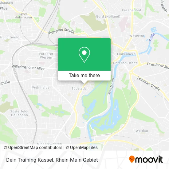 Карта Dein Training Kassel