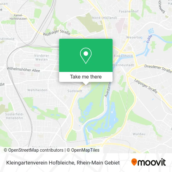 Карта Kleingartenverein Hofbleiche