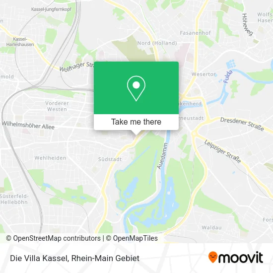 Карта Die Villa Kassel