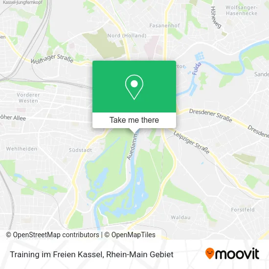 Карта Training im Freien Kassel
