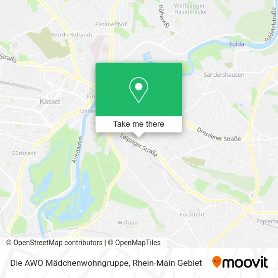 Карта Die AWO Mädchenwohngruppe