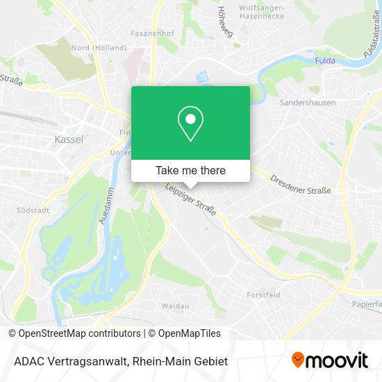 Карта ADAC Vertragsanwalt