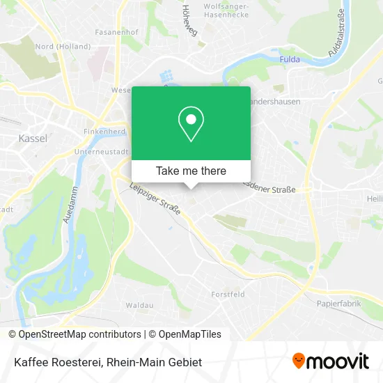 Карта Kaffee Roesterei