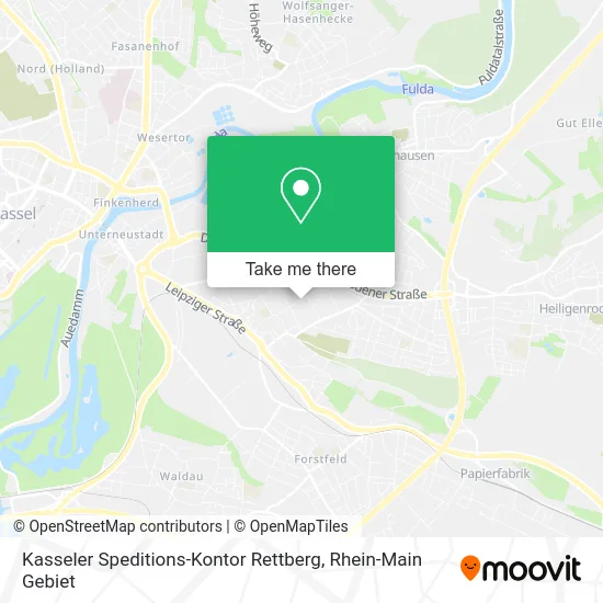 Карта Kasseler Speditions-Kontor Rettberg