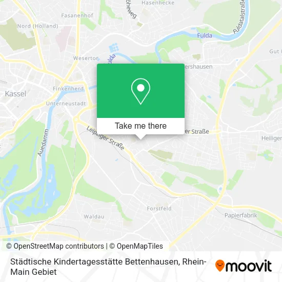 Карта Städtische Kindertagesstätte Bettenhausen