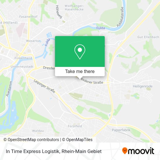Карта In Time Express Logistik