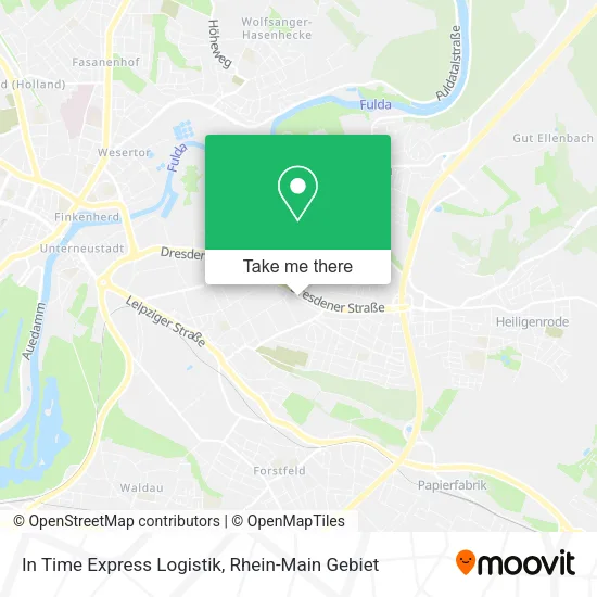 Карта In Time Express Logistik