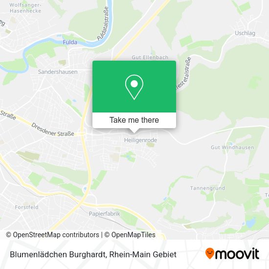 Карта Blumenlädchen Burghardt