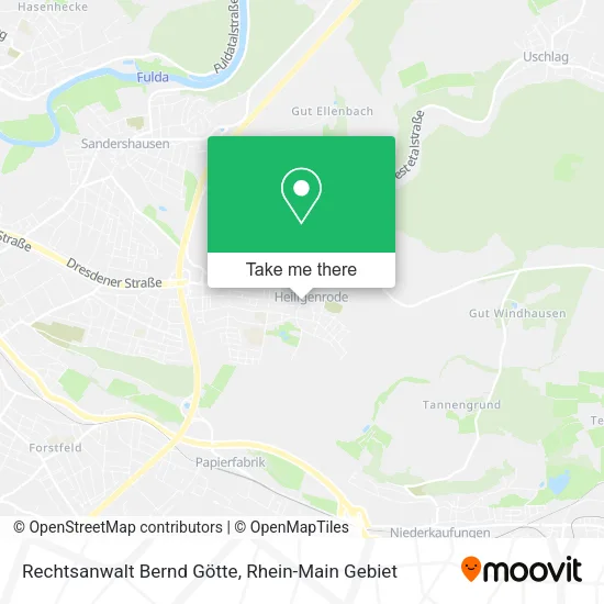 Карта Rechtsanwalt Bernd Götte