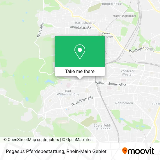 Карта Pegasus Pferdebestattung