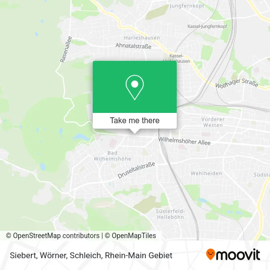 Карта Siebert, Wörner, Schleich