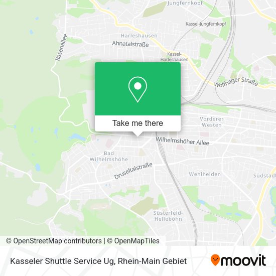 Карта Kasseler Shuttle Service Ug