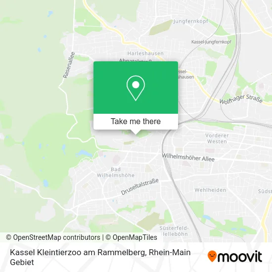 Карта Kassel Kleintierzoo am Rammelberg