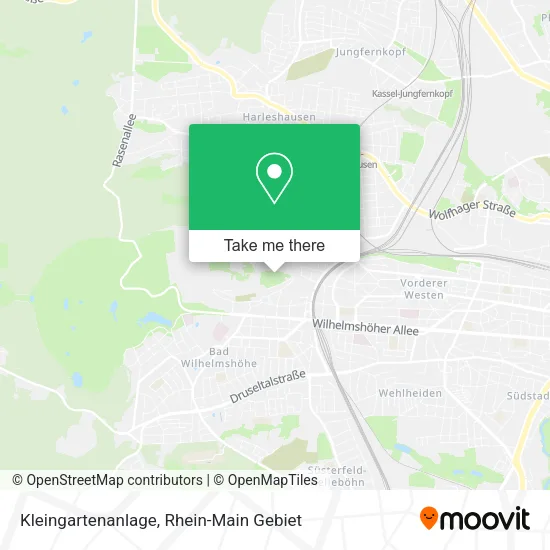 Карта Kleingartenanlage