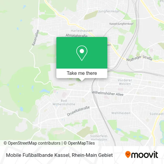 Карта Mobile Fußballbande Kassel