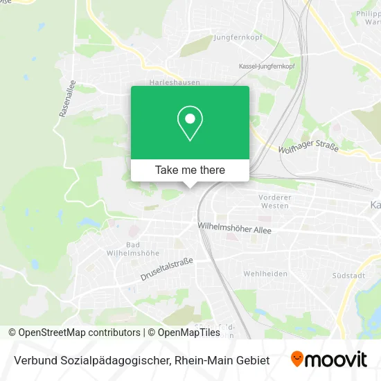 Карта Verbund Sozialpädagogischer