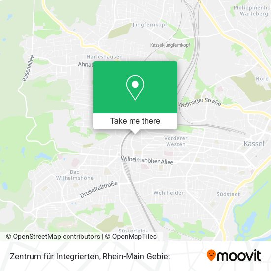 Карта Zentrum für Integrierten