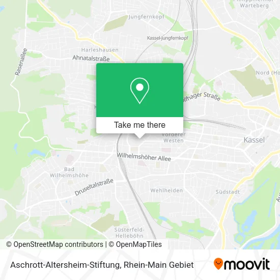 Карта Aschrott-Altersheim-Stiftung