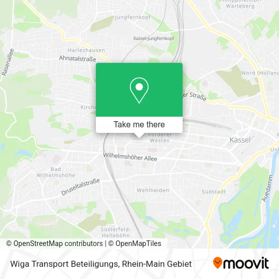 Карта Wiga Transport Beteiligungs