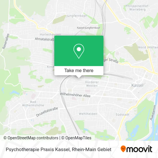 Карта Psychotherapie Praxis Kassel