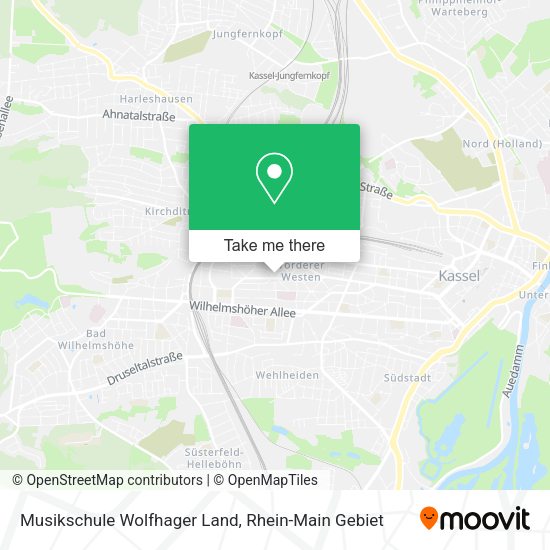 Карта Musikschule Wolfhager Land