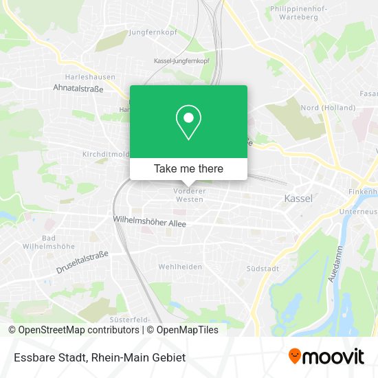 Карта Essbare Stadt