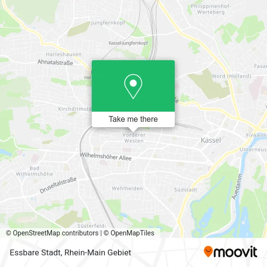 Карта Essbare Stadt